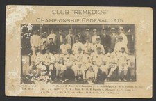 1915 Remedios "Champions of the Federal League" Team Postcard w/ Negro Leaguers