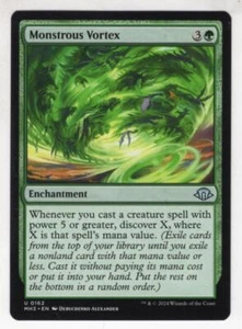 MTG Modern Horizons 3 ungewöhnliche Karte #162 monströser Wirbel - Bild 1 von 1