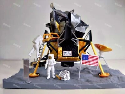 1/48 1/72 Apollo 11 Lunar Landing Scenario Lunar Module Platform Model PLA Toy - Image 1 of 4