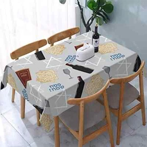 Happy Traditional Tablecloth Washable Table Cloth Kitchen Outdoor Party Decor - Picture 1 of 6