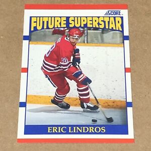 1990-91 Hockey Score-Canadian Eric Lindross RC #440 NM