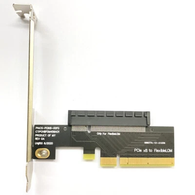 PCIE X8 to FlexibleLOM Quad Port For HP 331FLR 366FLR 544FLR 561FLR 533FLR-T - Image 1 of 4
