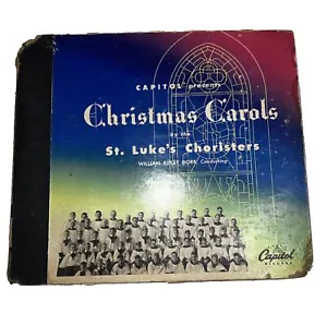Capitol Presents Christmas Carols by the St. Luke's Choristers Box Of 4 - Picture 1 of 8
