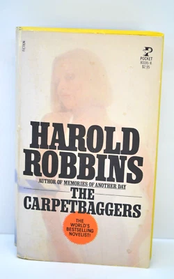 The Carpetbaggers By Harold Robbins 1962 Vintage Pocket Books Paperback - Imagem 1 de 4