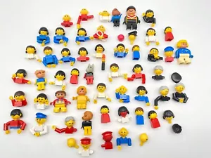 KONVOLUT LEGO DUPLO MINIFIGUR BASIC GROßKOPF FABULAND 55 TEILE 70ER 80ER - Bild 1 von 12
