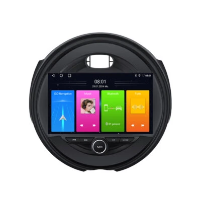 9"Autoradio Navi GPS für BMW Mini Cooper R56 F55 F56 F57 Works One First D SD HD - Bild 1 von 4