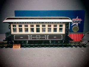 USA Trains R-30502 G Scale PENNSYLVANIA OBSERVATION PASSENGER CAR #290 NEW O.B. - Picture 1 of 12
