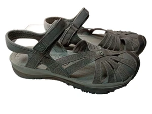 Keen Rose Slingback Sandals Shoes Silver Gray Women's Size 9.5 Outdoor Walking  - Picture 1 of 17