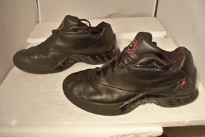 Vintage Reebok Allen Iverson I3 Playoff II Men Shoes Size 7 Black RB 305 KTS - Picture 1 of 18