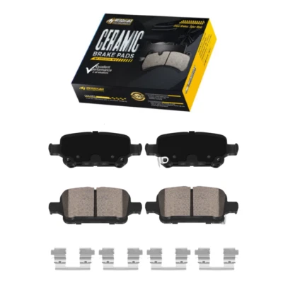Pastillas de freno traseras de cerámica con hardware para Chevy Volt 2016-2019 hatchback 1,5 L Foto 1 de 4