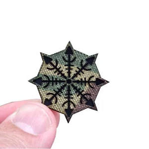 Parche Táctico Bordado Nórdico Aegishjalmur Lasercut Vikingo Multicam - Imagen 1 de 2