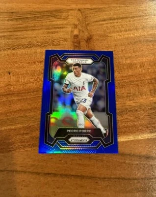 Pedro Porro 2023-24 Panini Prizm Premier League EPL Blue Prizm /299 NRMT+ - Image 1 of 2