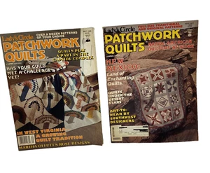 2 trapunte patchwork Lady's Circle riviste settembre 1988 e 1989 modelli trapunta vintage - Foto 1 di 11