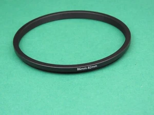 86mm-82mm Stepping Step Down Male-Female Lens Filter Ring Adapter 86mm-82mm - Picture 1 of 2