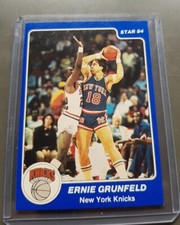 1984 ERNEST GRUNFELD NBA CARD STAR # 65 NEW YORK KNICKS