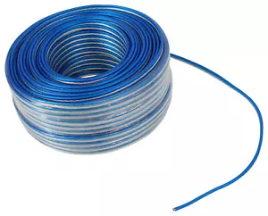 Rockville BLUE 14G250 OFC 14 Gauge 250 Foot 100% Copper Speaker Wire Car Audio - Picture 1 of 2