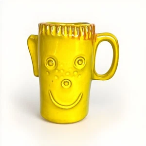 Bright Yellow Pacific Stoneware Ceramic People Lover Mug, Jean Ellsworth - Picture 1 of 9