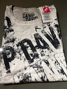 💥Camp David Hr. T-Shirt💥 Neu mit Etikett Gr L Grau - Bild 1 von 8