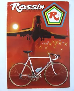 ~ Vintage 80's ROSSIN Road Bike Brochure w/ Individual Full Color Photos ~ - Picture 1 of 8