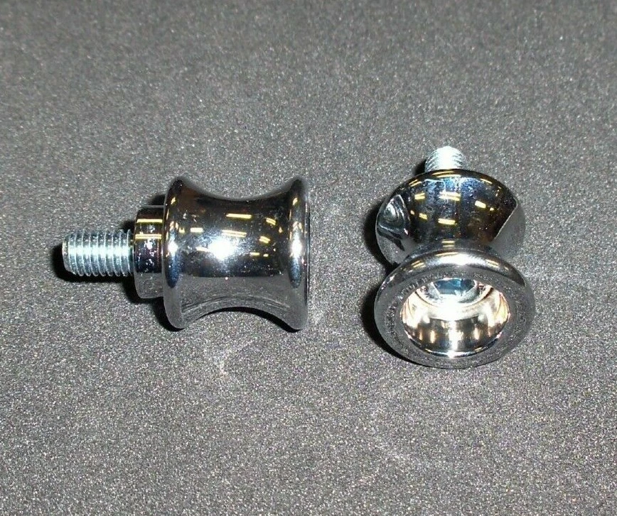 Vortex Swingarm Sliders Spools CHROME Yamaha YZF R1 R6 R6S FZ8 SP601C - Image 1 of 1