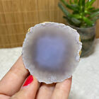 Brazilian Agate Geode Slab/Slice- Natural Druzy Quartz Crystals 43G A6633