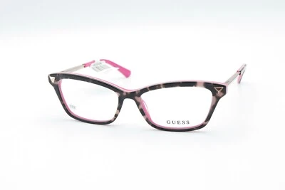 GUESS GU2797 074 Pink Tortoise/Rose Gold  52-15-140 Eyeglass Frames T33 - Image 1 of 4