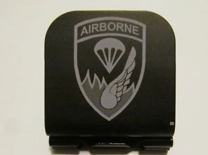 Army 187th Infantry Regiment Unit Patch Laser Etched Aluminum Hat Clip Brim-it - Picture 1 of 8