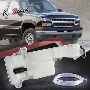 Windshield Washer Reservoir Bottle Tank w/Fluid Pump for 99-06 Silverado Sierra - Picture 1 of 7