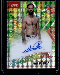 2025 Topps Chrome UFC Javid Basharat Auto /99 #FSA-JB Future Stars Green - Picture 1 of 2