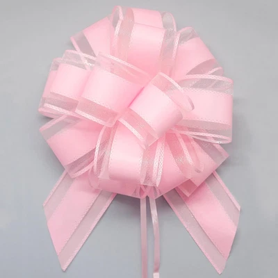 Arcos de organza rosa de 6 pulgadas 5 piezas, estilo clásico para boda, día de San Valentín, Foto 1 de 4