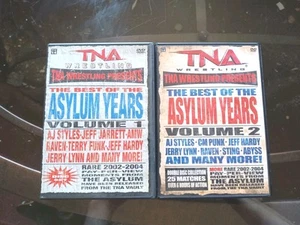 TNA Wrestling: The Best of The Asylum Years, Volume 1 & 2 (DVD, 2010/2016) Lot - Picture 1 of 4