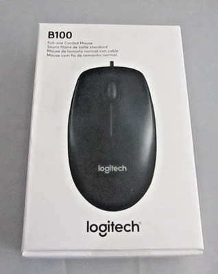 Logitech B100 Optical USB Mouse NEW - Image 1 of 3