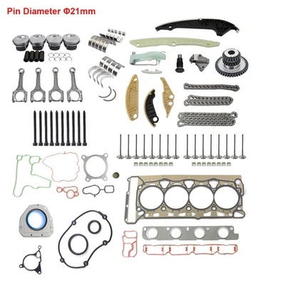 Kit de reconstrucción de revisión de motor para Audi VW 2.0T A4 Q5 Jetta GTI CCTA CCZ 2008-2011 Foto 1 de 4