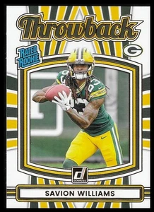 Donruss #43 Savion Williams 2025 clasificación novatos retroceso Green Bay Packers - Imagen 1 de 2