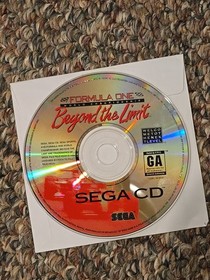 Formula One World Championship: Beyond the Limit (Sega CD, 1994) DISC ONLY