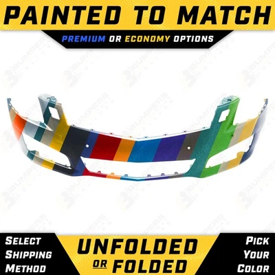 NEW Painted To Match Front Bumper Replacement for 2013 2014 Cadillac ATS w/ Park Foto 1 de 4