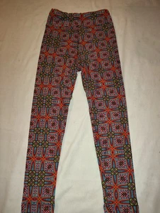 LuLaRoe Leggings Kids S/M NWOT Colorful Abstract Shapes NEW OS - Picture 1 of 3