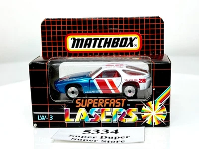 Matchbox - Superfast - Lasers - LW-3 - Porsche 928 - 1986 - Caixa lacrada - Imagem 1 de 4