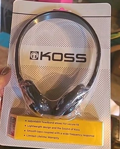 KOSS KPH7 ON EAR ADJUSTABLE HEADBAND HEADPHONES - 32 OHMS, 91 DB SPL, 3.5MM - Imagen 1 de 3