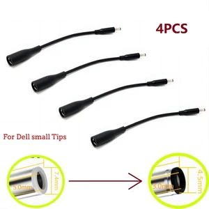 4Pcs Power Charger Adapter Converter Cable 7.4mm-4.5mm For Dell Small Tips 15cm - Picture 1 of 6
