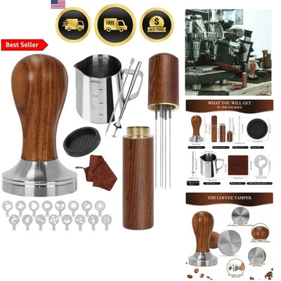 Coffee Tamper Set Espresso Accessories Kit Barista Tools 23 Pcs