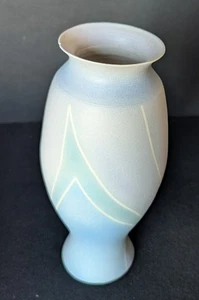 Pastels Ceramic Handmade Vase Signed Chris Waldear Artwork Airbrushed 9” - Picture 1 of 12