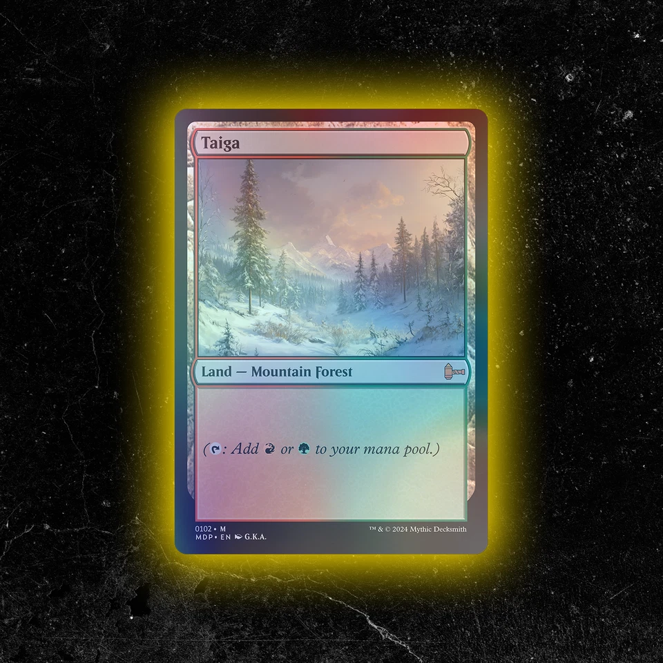 FOIL - Taiga - Custom Magic: The Gathering Card - High-Quality - Image 1 of 4