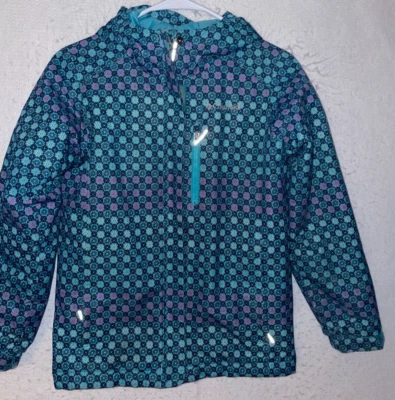 Columbia OMNI-HEAT Talla M Niñas Cremallera Completa Cuello Soporte Capucha Chaqueta Aislada Tecnología Foto 1 de 4