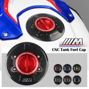 Motor CNC Keyless Tank Caps Racing Gas Fuel Cover for BMW R1200R CLASSIC 06-14 - Foto 1 di 8