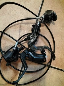Freni MAGURA MT2 CARBO TECTURE REGOLABILI MTB BICICLETTA FRENI IDRAULICI - Foto 1 di 8