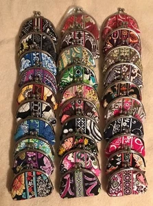 Vera Bradley Double Kiss Kisslock Coin Change Purse HTF Retired Patterns - NEW - Picture 1 of 169