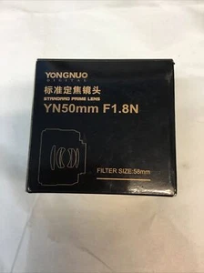 YONGNUO YN50mm F1.8N Standard Prime Lens Large Aperture Auto Manual Focus AF - Picture 1 of 5