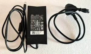 Dell AC Adapter 130W 19.5V 6.7A Power Charger + UK Plug 0WRHKW GENUINE TESTED - Picture 1 of 4