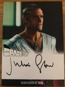 SPACE 1999 SERIES 4: AUTOGRAPH CARD: JULIAN GLOVER AS JARAK JG1 - Picture 1 of 1